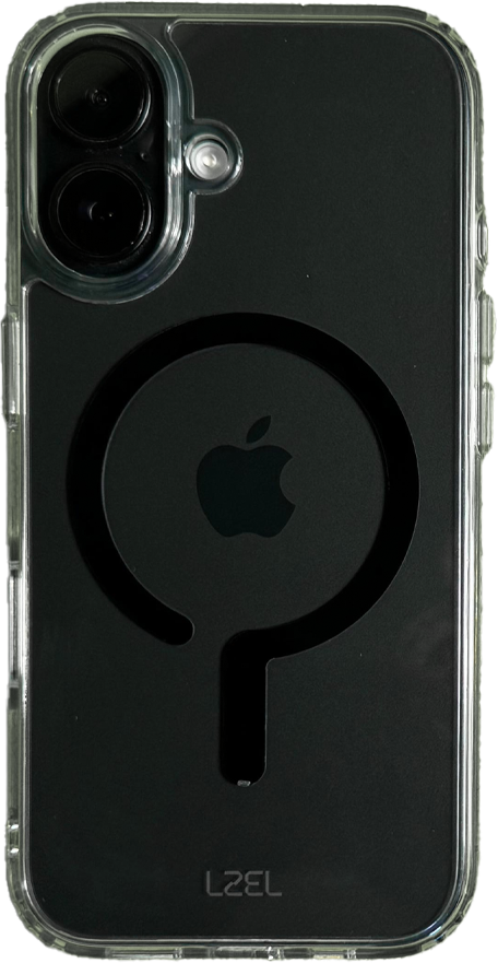 LZEL iPhone 16 Mag Clear Fusion With New MagSafe | Black LZEL iPhone 16 Mag Clear Fusion With New MagSafe | Black